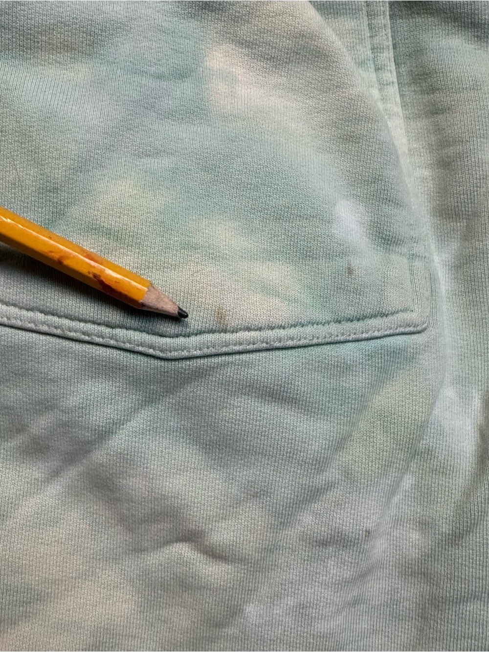 CHNGE Unisex Mint Green Organic Cotton Tie Dye Sweatpants Size: Small - Picture 10 of 11